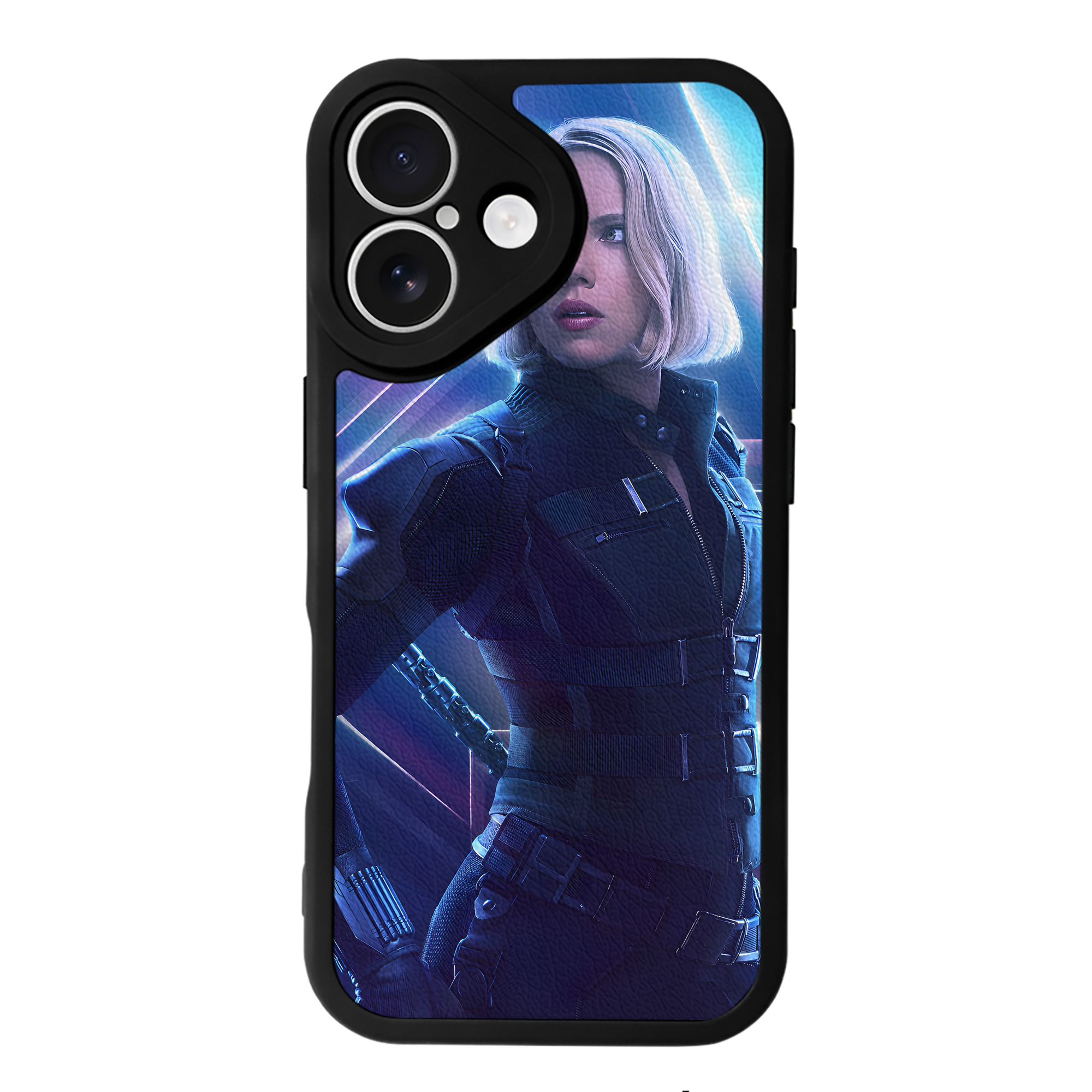 （画像用） アベンジャーズ The Avengers 【iPhone 16シリーズ対応】シリコンスマホケース（レザー調） 材質：シリコン